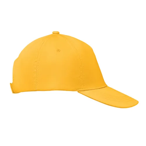 BUZZ 5 panel baseball sapka 160g/m² Sárga 