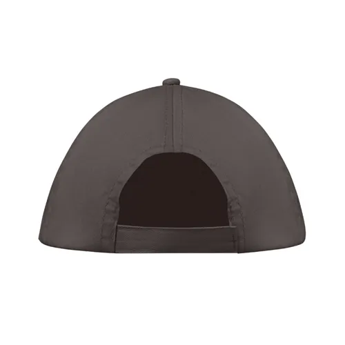 BUZZ 5 panel baseball sapka 160g/m² sötét szürke 