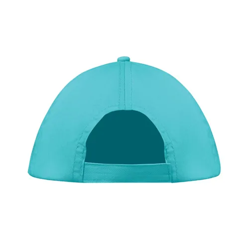 BUZZ 5 panel baseball sapka 160g/m² turkiz 