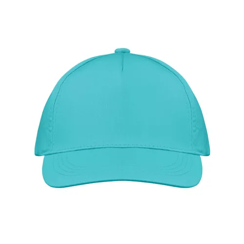 BUZZ 5 panel baseball sapka 160g/m² turkiz 