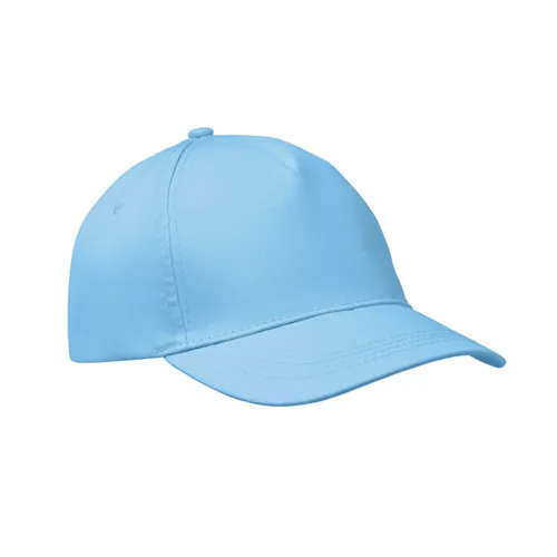 BUZZ 5 panel baseball sapka 160g/m² világoskék 