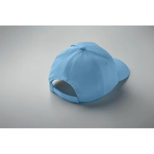 BUZZ 5 panel baseball sapka 160g/m² világoskék 