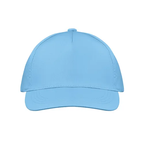 BUZZ 5 panel baseball sapka 160g/m² világoskék 