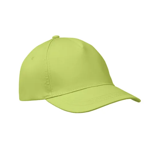 BUZZ 5 panel baseball sapka 160g/m² világoszöld 