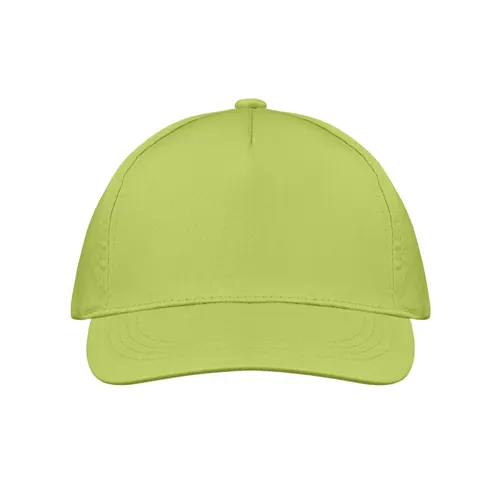 BUZZ 5 panel baseball sapka 160g/m² világoszöld 