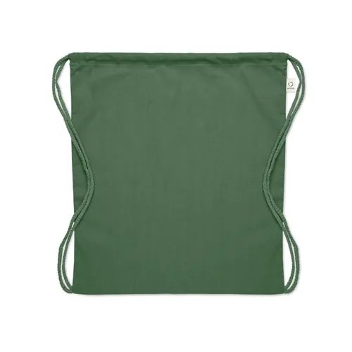 CABETRI COLOUR Újrah. 140g húzózsinóros táska Sötétzöld 