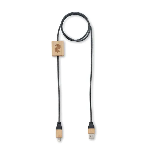 CABOO 60W-os töltőkábel Fa 