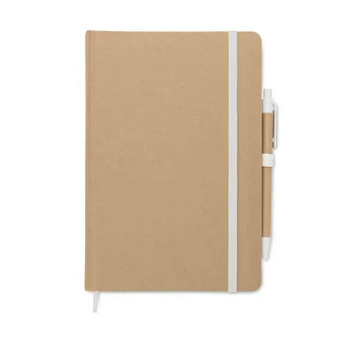CARATIL A5 notesz újrahaszn. kartonból Fehér 