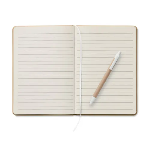 CARATIL A5 notesz újrahaszn. kartonból Fehér 