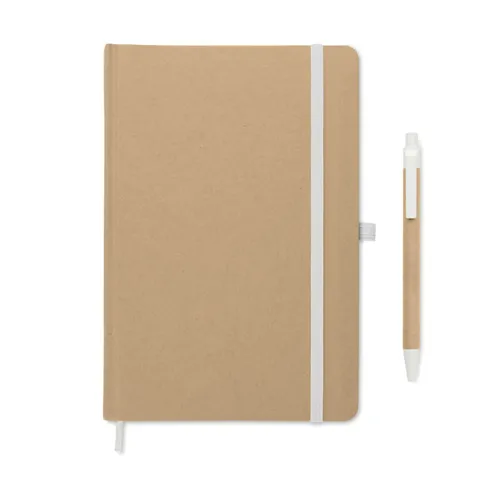 CARATIL A5 notesz újrahaszn. kartonból Fehér 