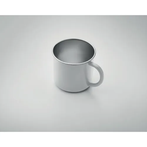 CARIBU Újrah.rozsdamentes bögre 300ml Fehér 