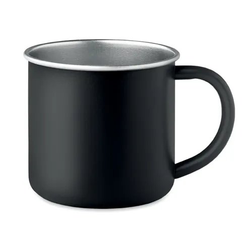 CARIBU Újrah.rozsdamentes bögre 300ml Fekete 