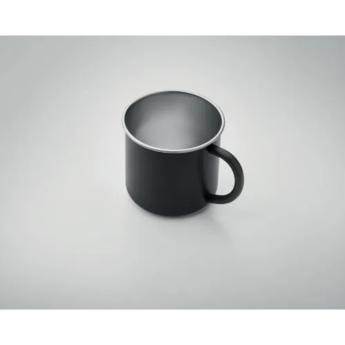 CARIBU Újrah.rozsdamentes bögre 300ml Fekete 