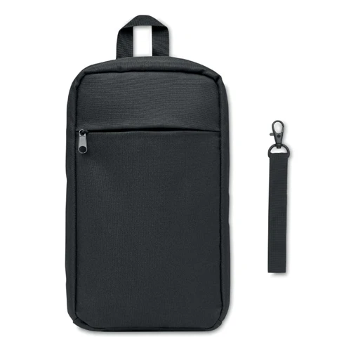 CEBAG 600D RPET keresztpántos táska Fekete 