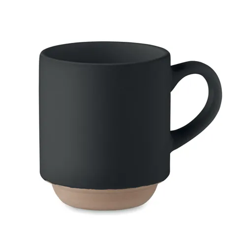 CERACK Kerámia rakásolh. bögre 170 ml Fekete 