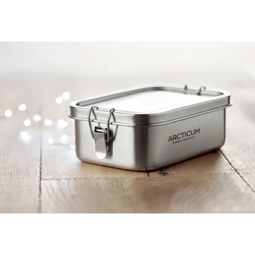 CHAN LUNCHBOX Acél uzsonnás doboz, 750 ml Matt Ezüst 