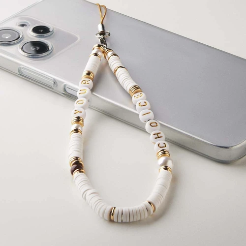 Charm telefontartó csuklópánt zsinóros kulcstartóval  