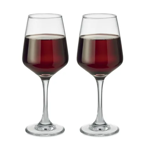 CHEERS 2 db-os borospohár készlet Áttetsző 