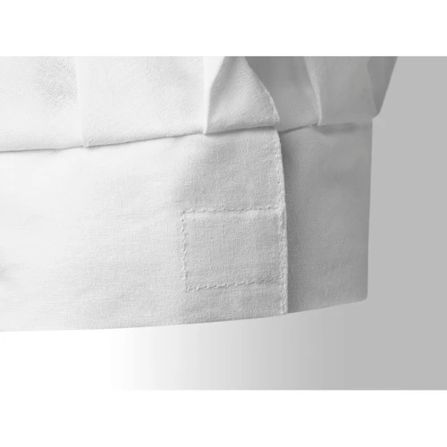 CHEF Pamut szakács sapka, 130 g Fehér 