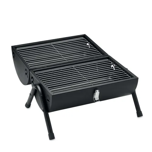 CHIMEY Hordozható grillsütő kéménnyel Fekete 