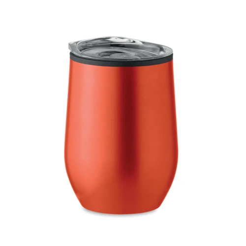 CHIN CHAN Duplafalú úti pohár 350 ml Piros 