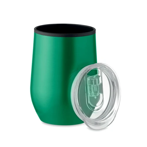 CHIN CHAN Duplafalú úti pohár 350 ml Zöld 