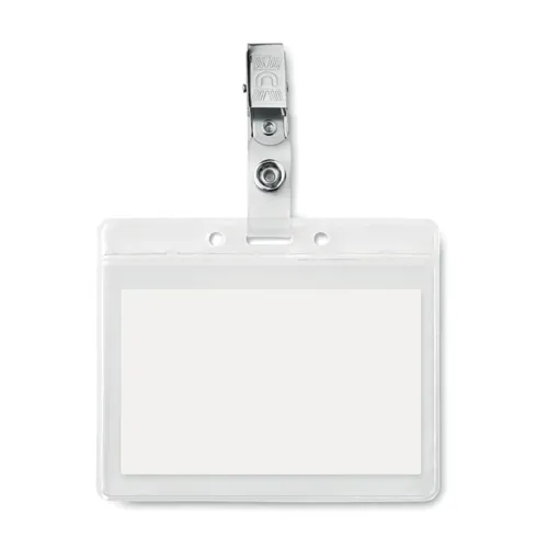 CLIPBADGE PVC kártyatartó Áttetsző 