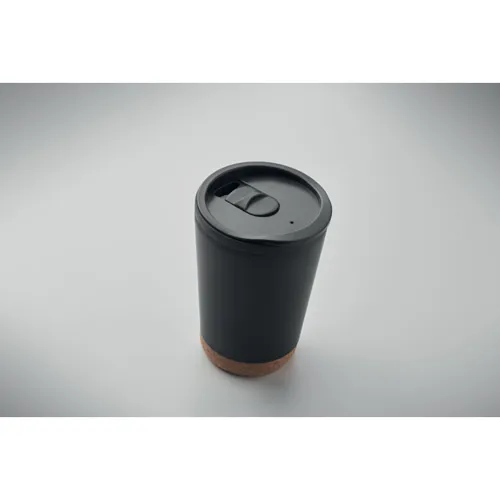 CO Duplafalú pohár 300 ml Fekete 