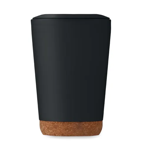 CO Duplafalú pohár 300 ml Fekete 