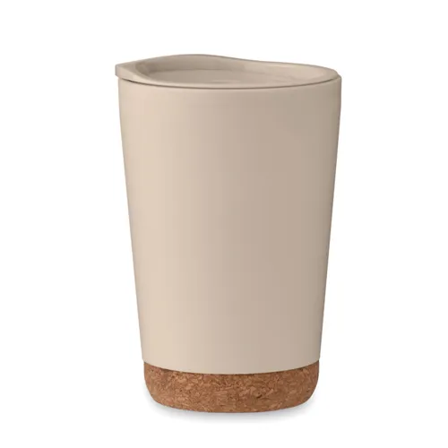 CO Duplafalú pohár 300 ml Bézs 