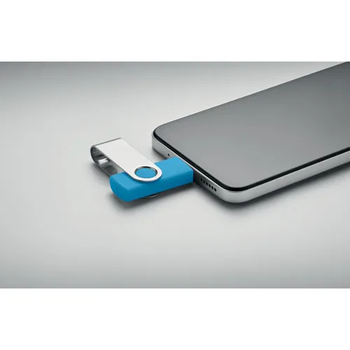 COLODRI 16GB 3.0 USB pendrive C-típusú    MO1401 turkiz 