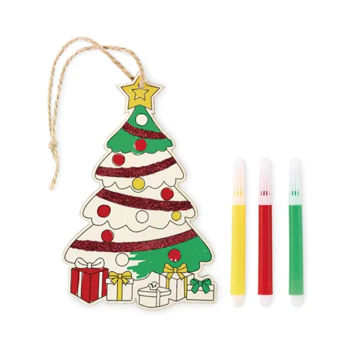COLORTREE Karácsonyfadísz kifestő szett Fa 