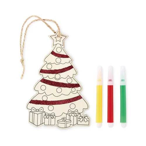 COLORTREE Karácsonyfadísz kifestő szett Fa 
