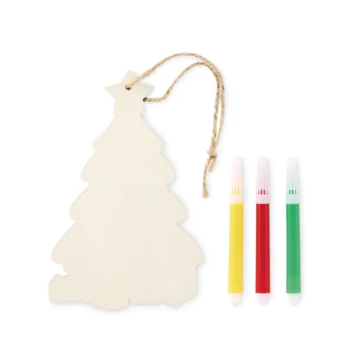 COLORTREE Karácsonyfadísz kifestő szett Fa 