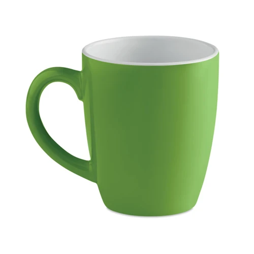 COLOUR TRENT Színes kerámia bögre, 290 ml Zöld 