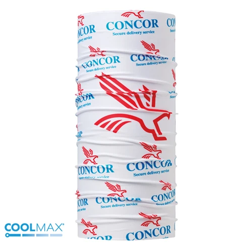 COOLMAX® multifunkciós csősál teljes felületű nyomtatással.  