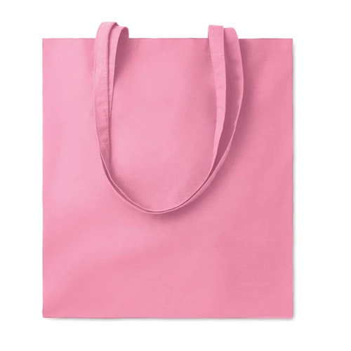 COTTONEL COLOUR + Pamut bevásárlótáska, 140 g Babarózsaszín 