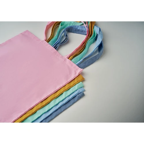 COTTONEL COLOUR + Pamut bevásárlótáska, 140 g Babarózsaszín 