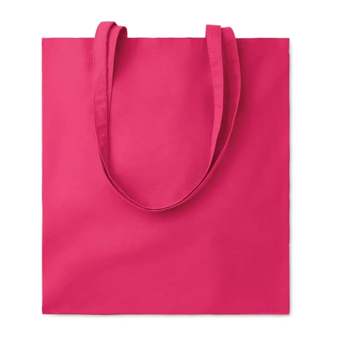 COTTONEL COLOUR + Pamut bevásárlótáska, 140 g Fukszia 