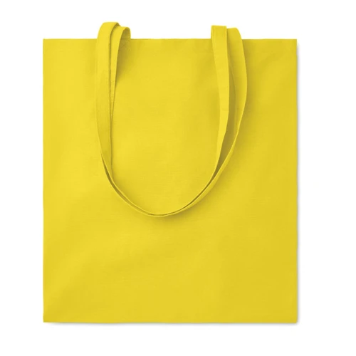 COTTONEL COLOUR + Pamut bevásárlótáska, 140 g Sárga 