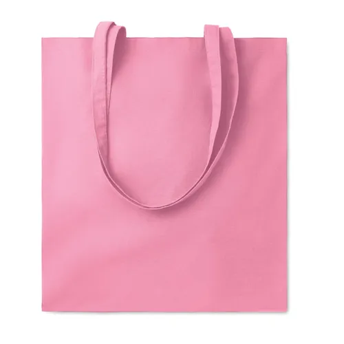 COTTONEL COLOUR++ Pamut bevásárlótáska, 180 g Babarózsaszín 