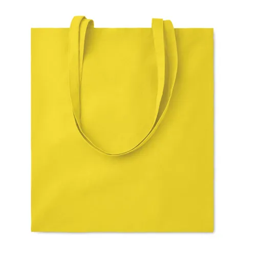 COTTONEL COLOUR++ Pamut bevásárlótáska, 180 g Sárga 
