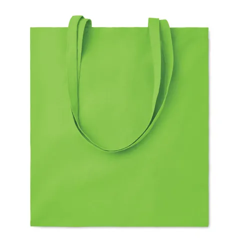 COTTONEL COLOUR++ Pamut bevásárlótáska, 180 g Lime 