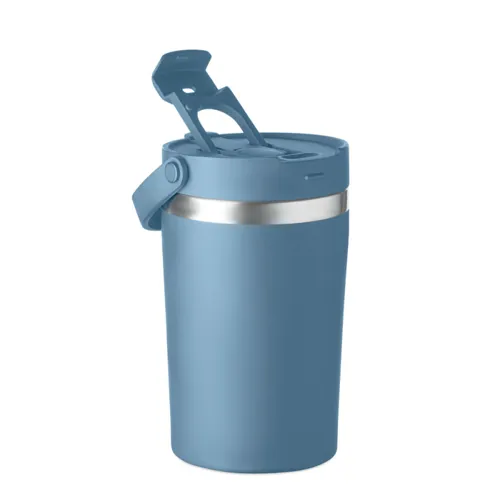 COZYCUP Duplafalú pohár 350 ml Petrolkék 