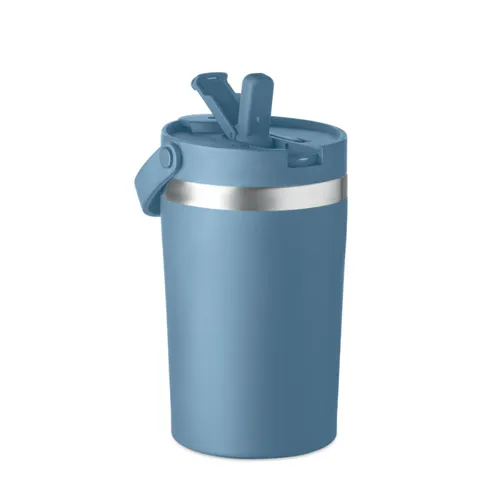 COZYCUP Duplafalú pohár 350 ml Petrolkék 