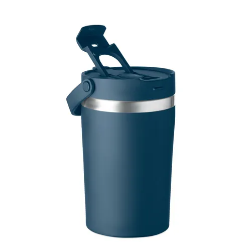COZYCUP Duplafalú pohár 350 ml sötétkék 