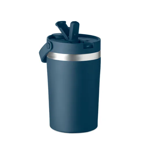 COZYCUP Duplafalú pohár 350 ml sötétkék 