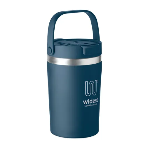 COZYCUP Duplafalú pohár 350 ml sötétkék 