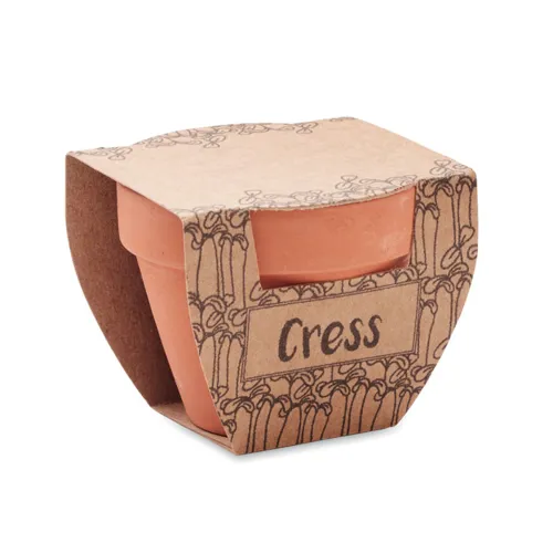 CRESS POT Terrakotta ültető, zsázsa Fa 