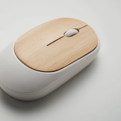 CURVY BAM Bambusz/rABS vez. nélküli egér Fehér 